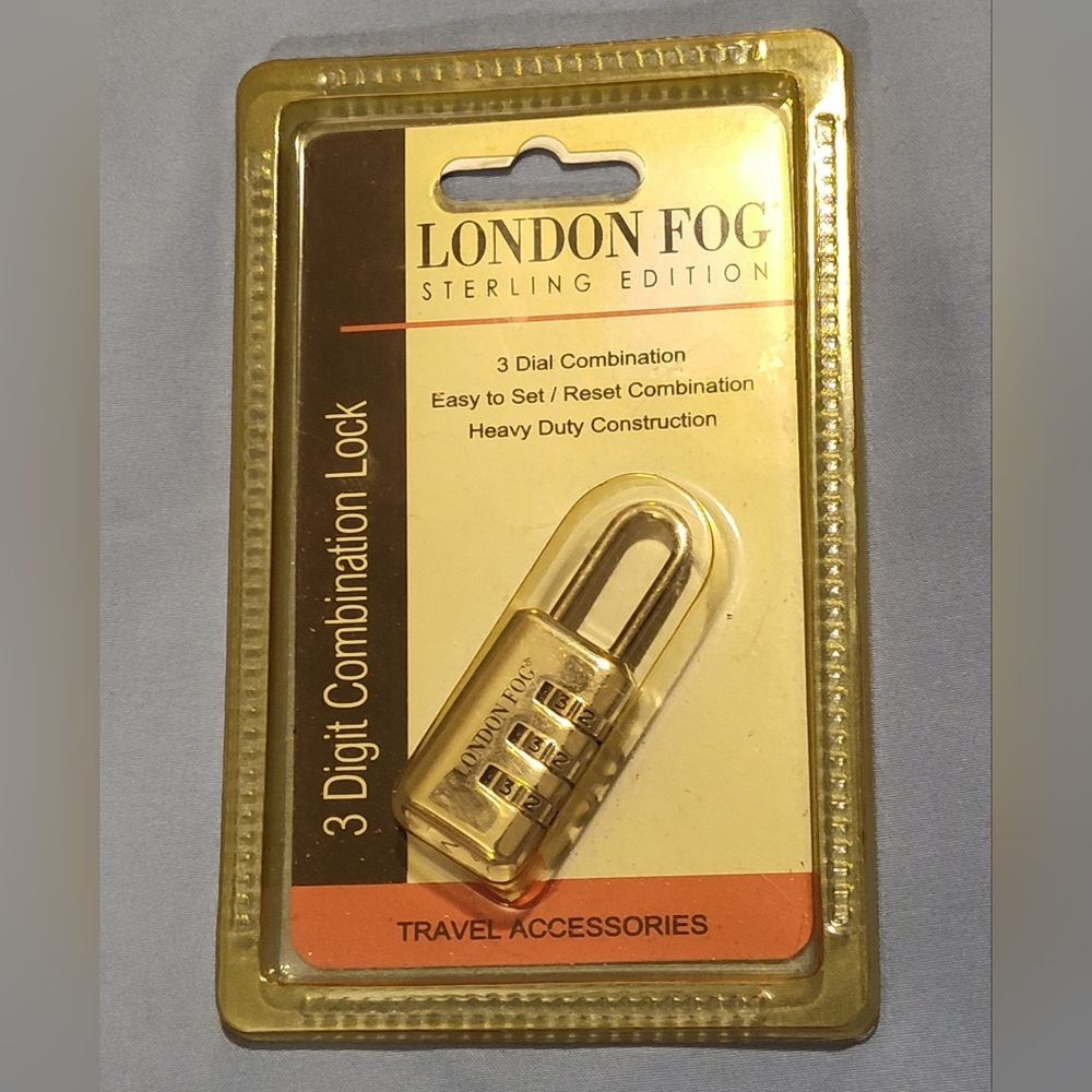 NWT! Vintage London Fog Luggage Lock